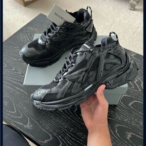 Balenciaga Black Athletic Shoes